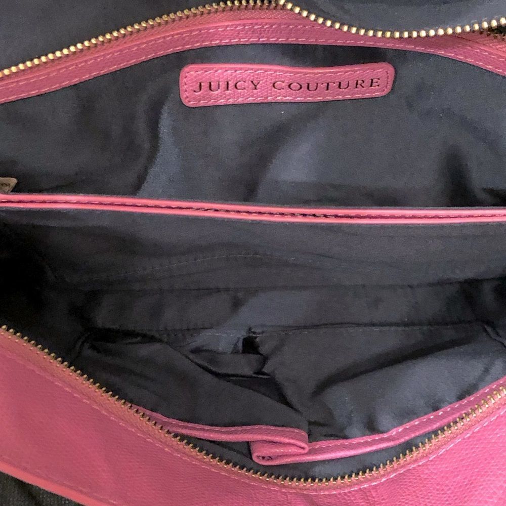 Juicy Couture Leni Charm Leather Shoulder Bag NWT - Picture 9 of 13